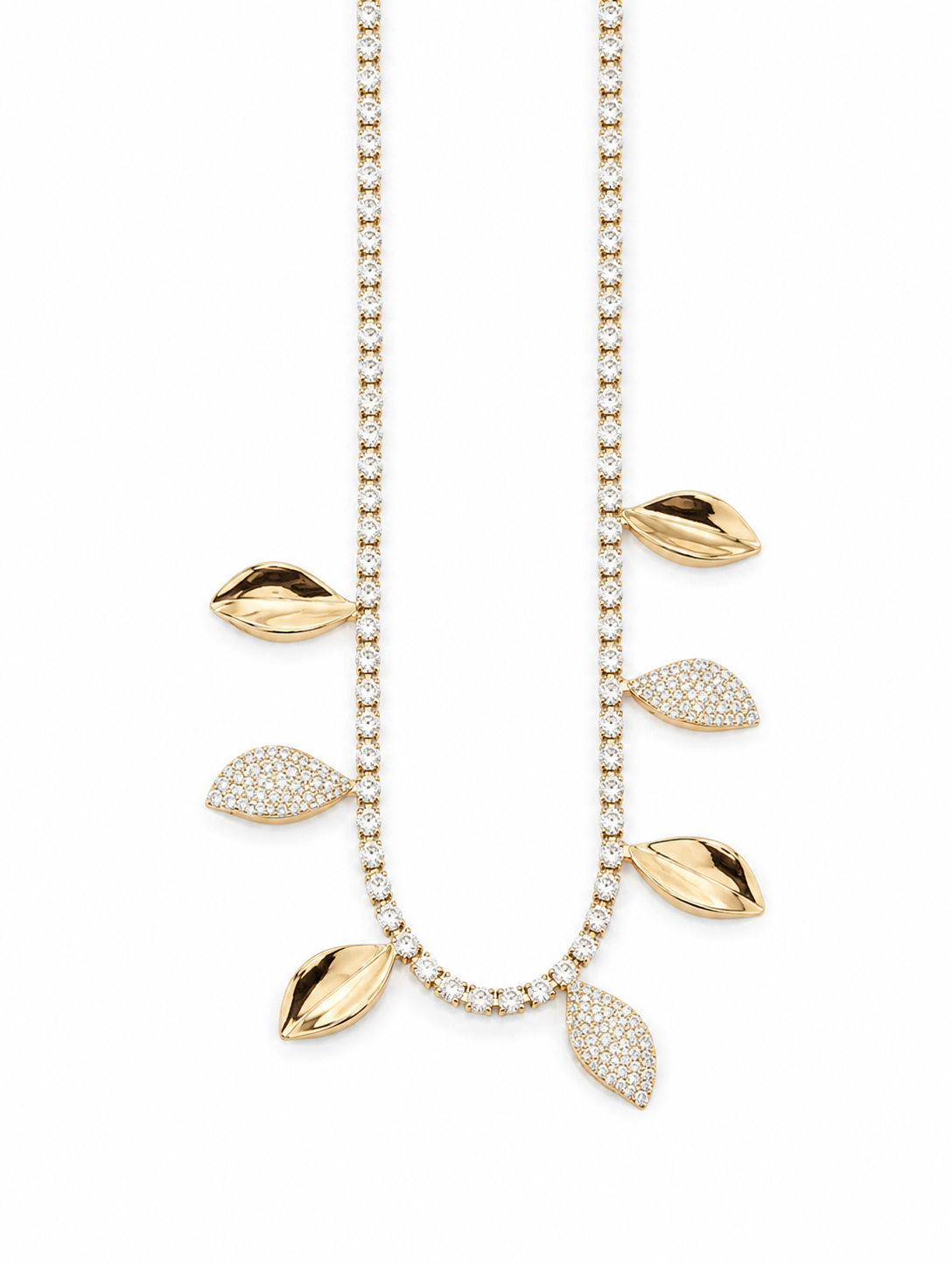 Necklace 416 - brass by Qimati