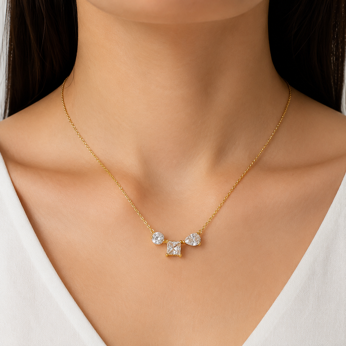 Necklace 170 - 316L stainless steel by Qimati