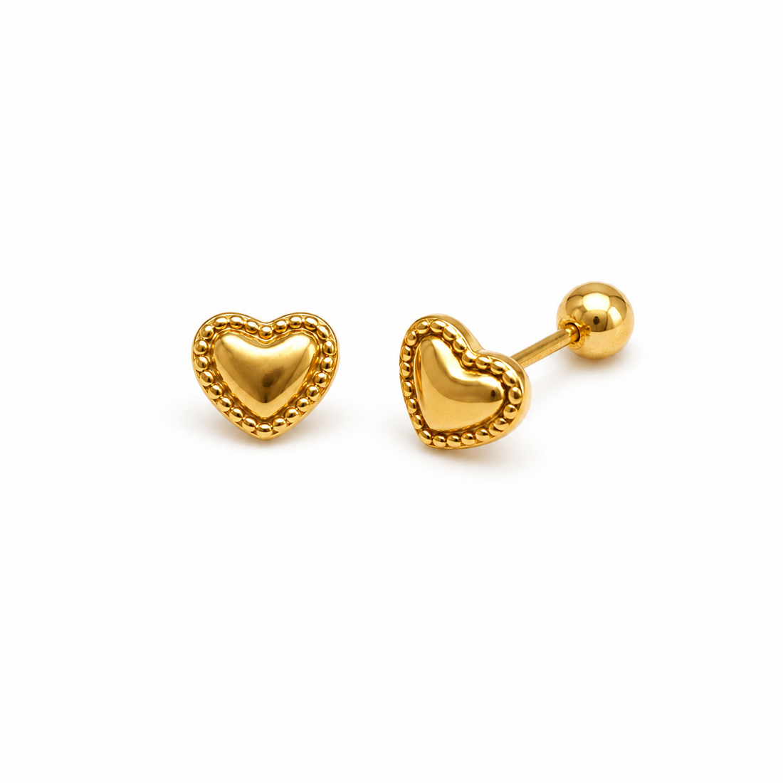 Earrings 266 - 316L stainless steel by Qimati