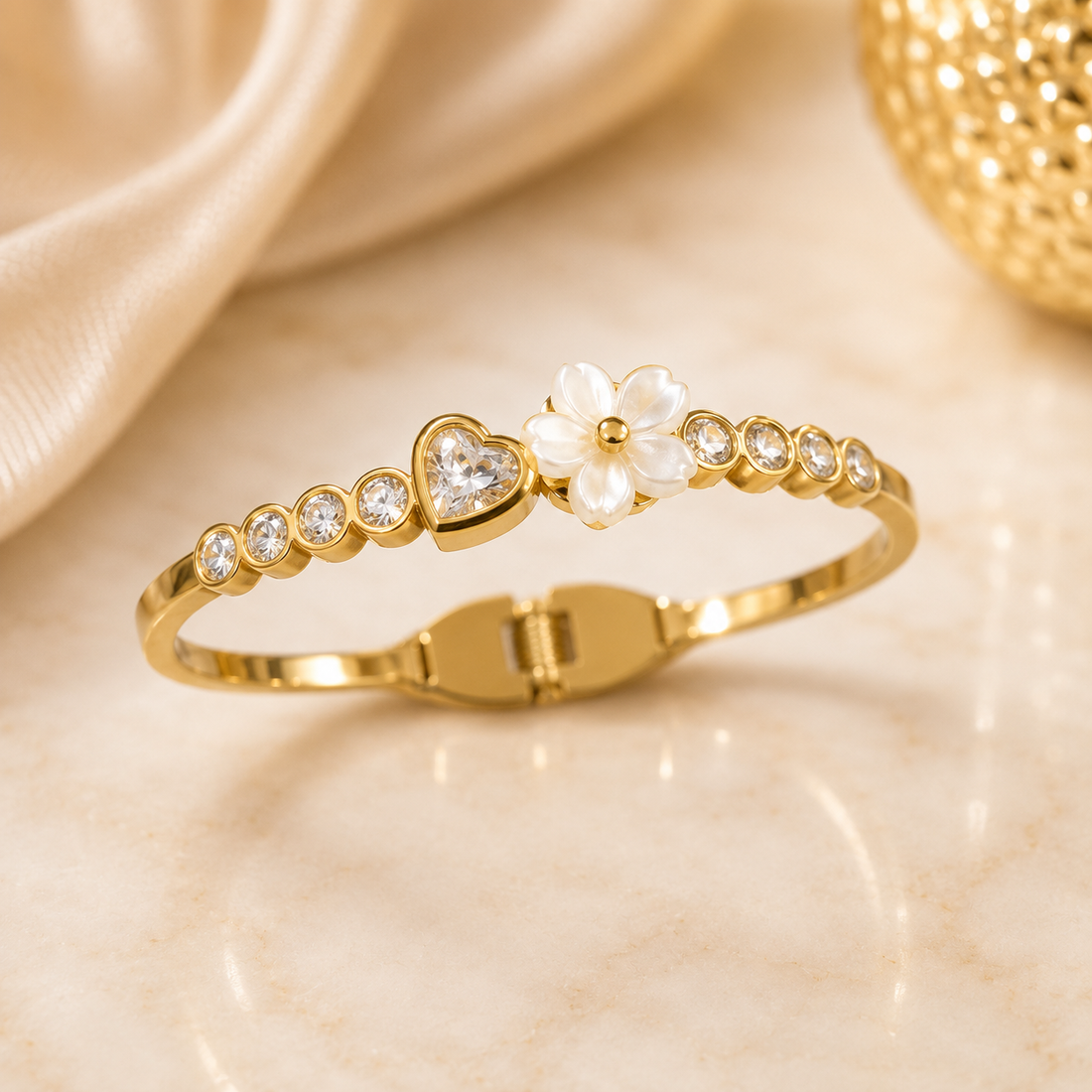 Bracelet Kada 346 (Small) - 316L stainless steel by Qimati