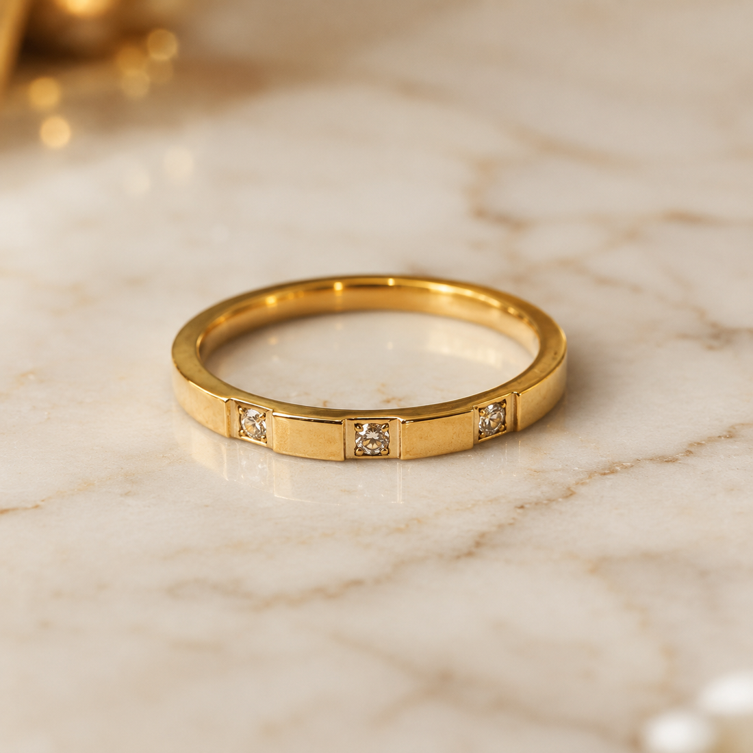 Rings 227 - 316L stainless steel by Qimati