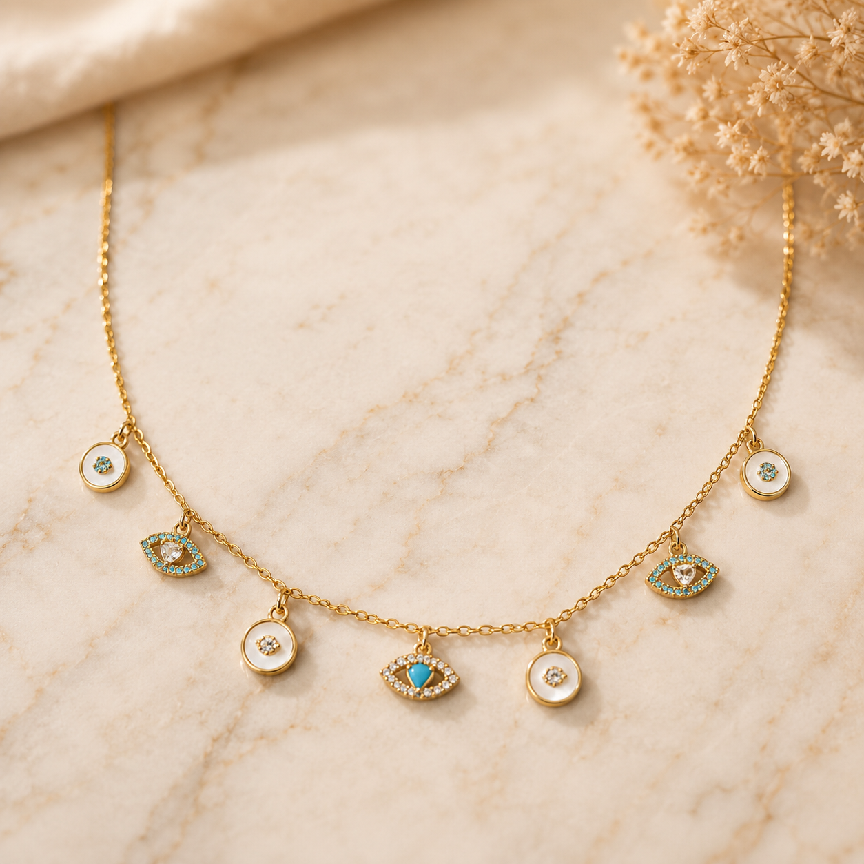 Necklace 1129 - 304 stainless steel by Qimati