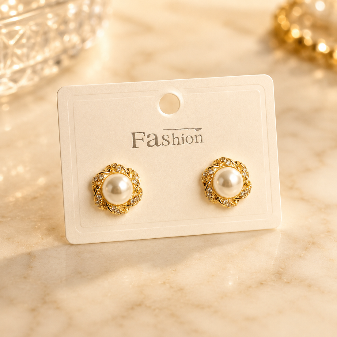 Earrings 456 - 304 stainless steel by Qimati