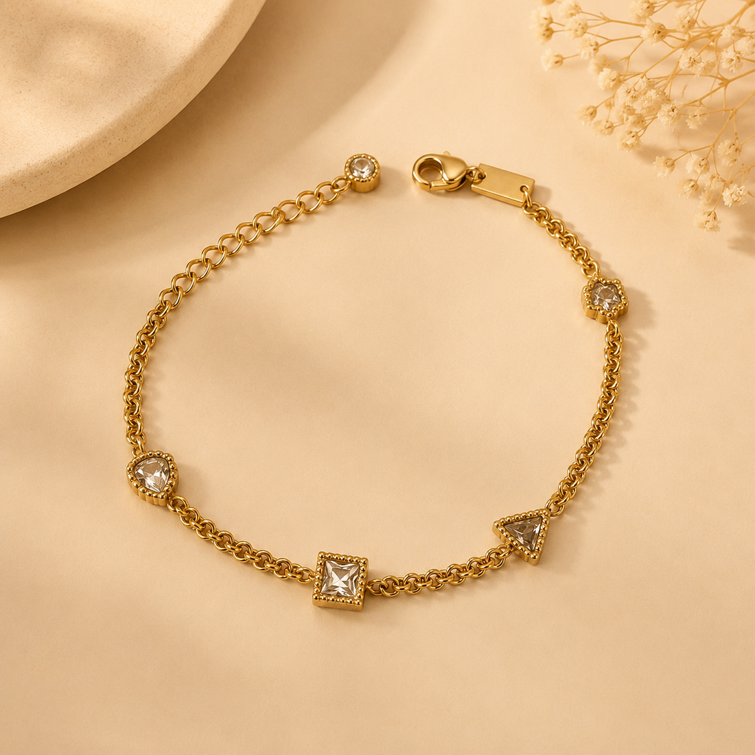 Chain Bracelet 357 - 304 stainless steel by Qimati