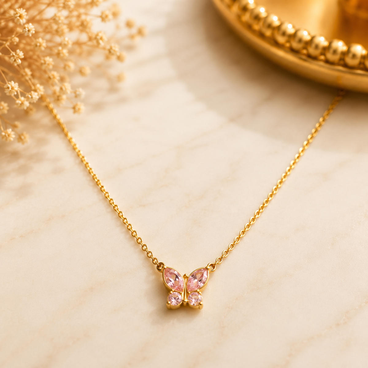 Necklace 1073 - 304 stainless steel by Qimati