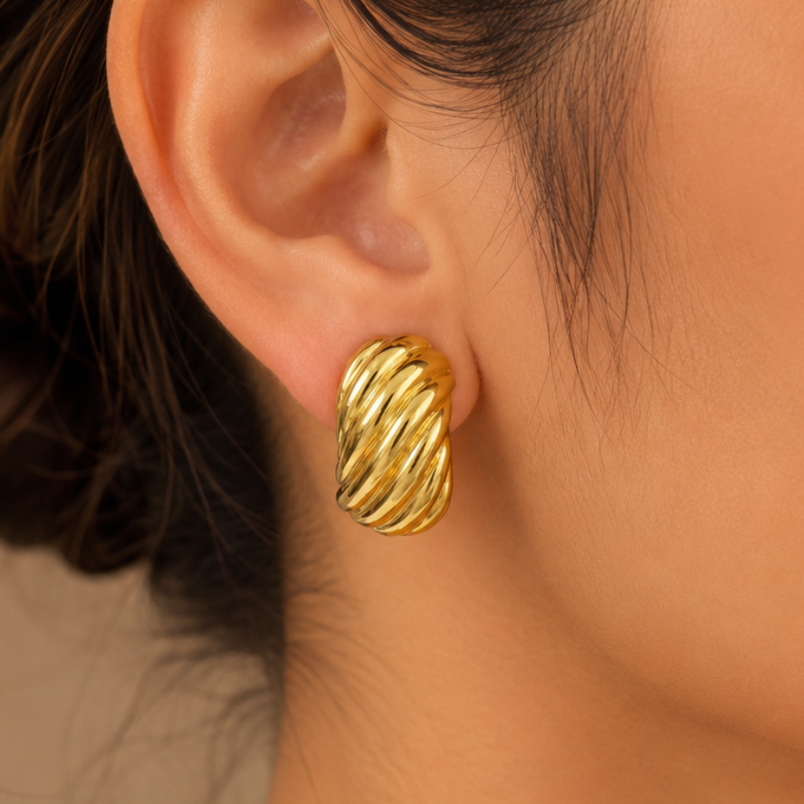 Earrings 426 - 304 stainless steel by Qimati