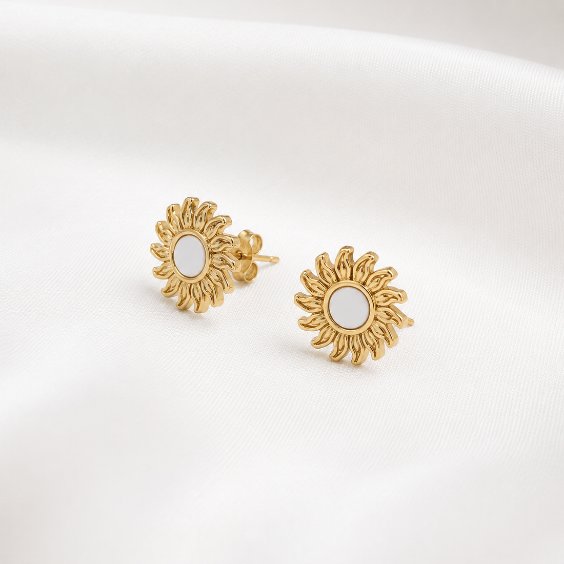 Earrings S064 - 316L stainless steel by Qimati