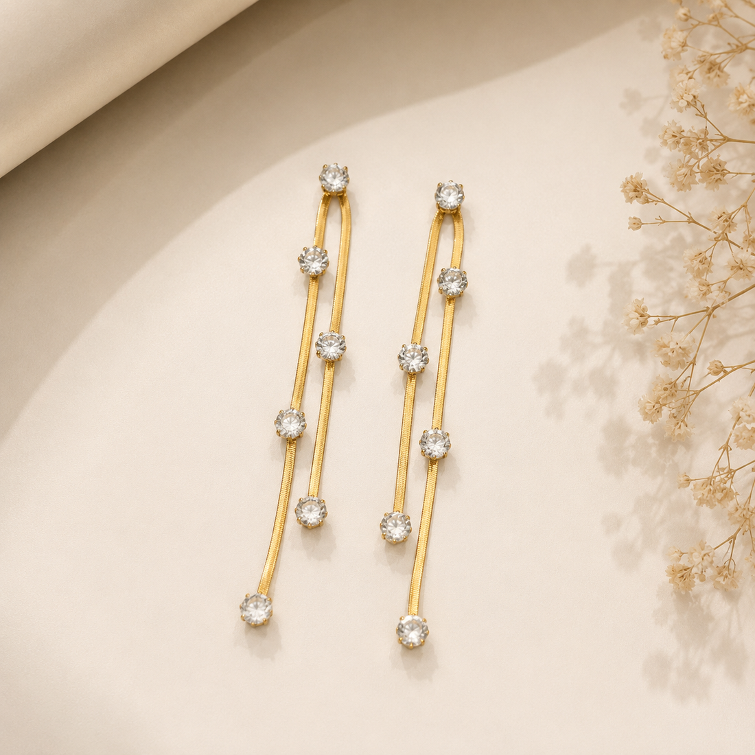 Earrings 335 - 304 stainless steel by Qimati