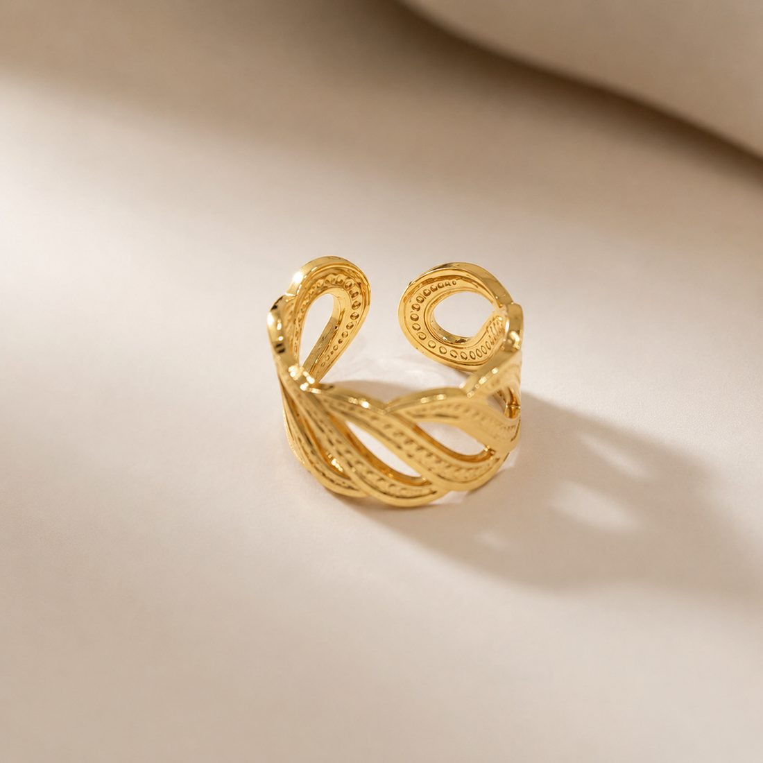 Rings S078 - 316L stainless steel by Qimati