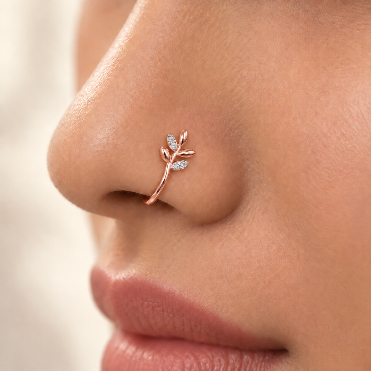 Nose Pin 016 (Rose Gold)