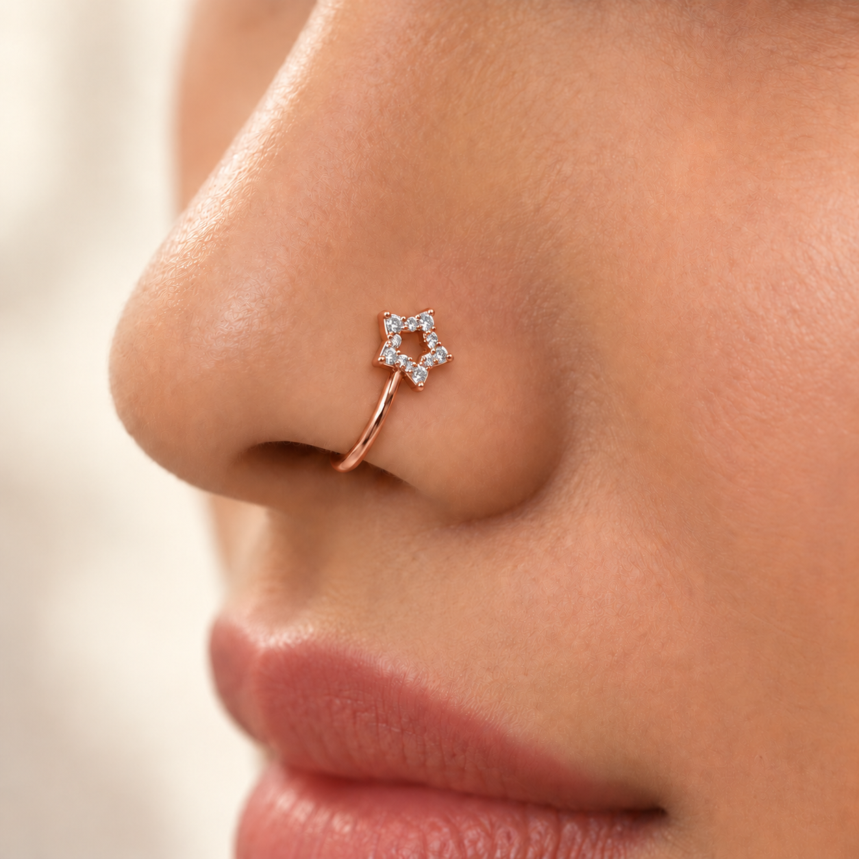 Nose Pin 017 (Rose Gold)